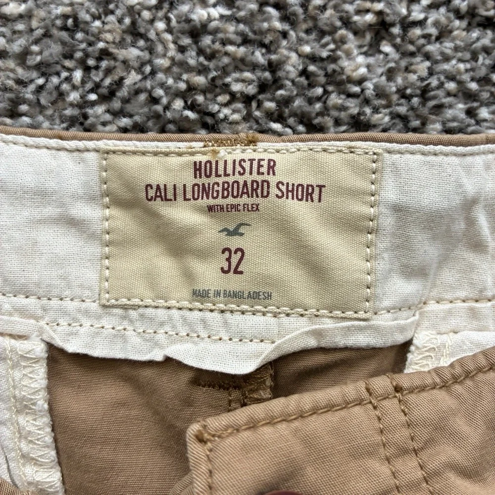 NWT Hollister Men's 32 Khaki Epic Flex Longboard Shorts